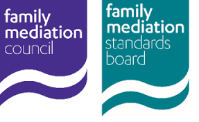 FMC logos Photo By Lorraine Bramwell Associates: Family Mediation Council and Family Mediation Standards Board logos